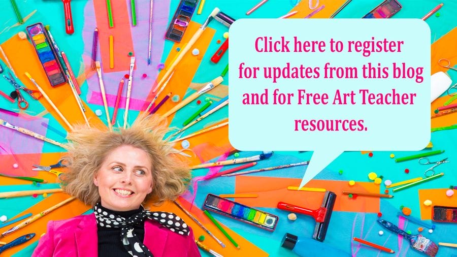 Register on The Arty Teacher Art Games