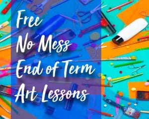 End of Term Art Games with No Mess!