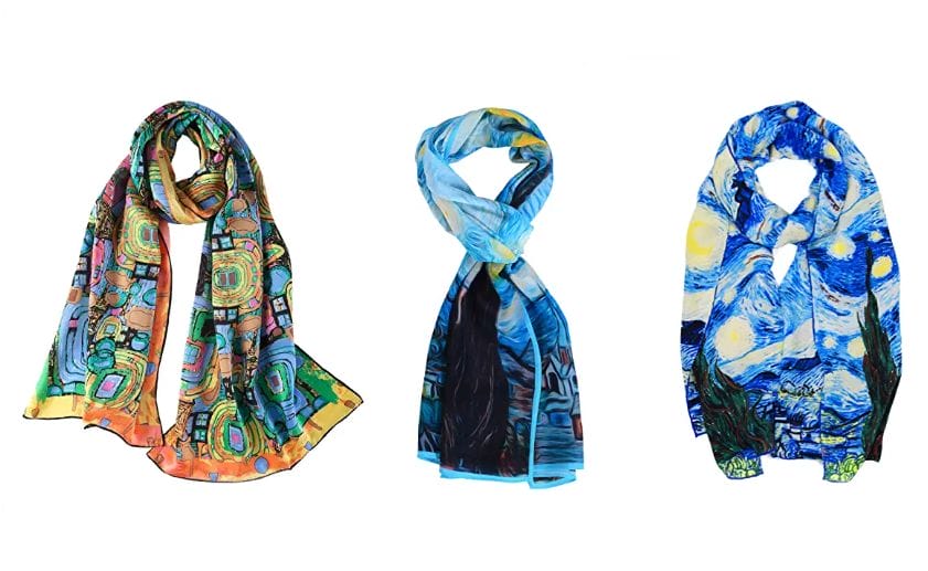 art scarfs gifts for art teachers