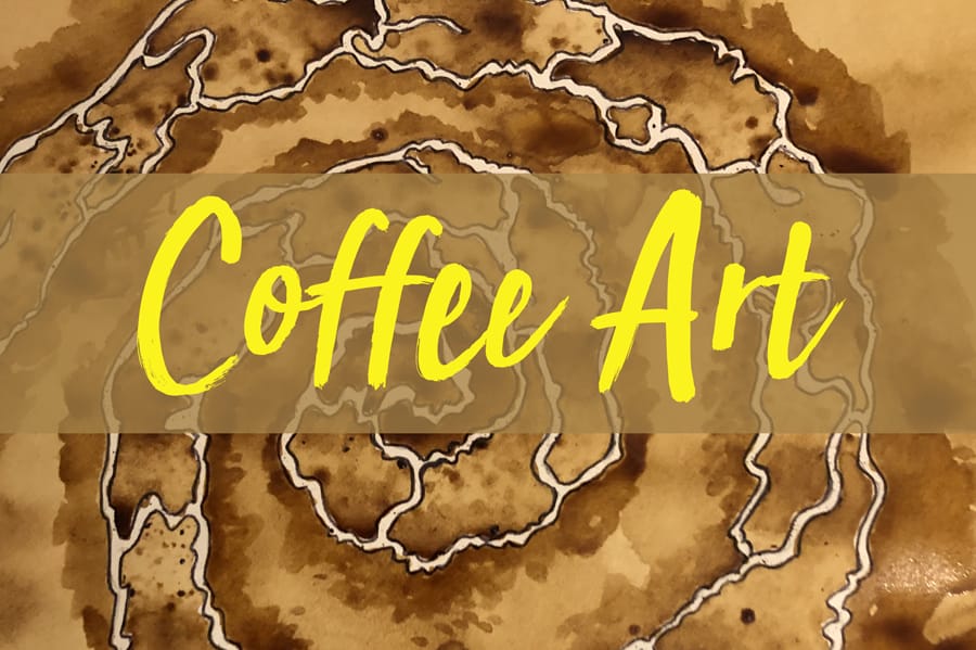 Painting with Coffee - Home Learning Activity - The Arty Teacher