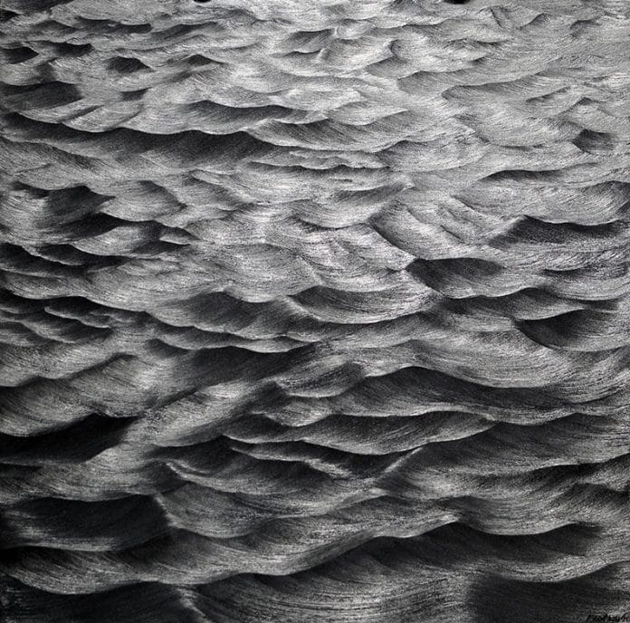 Silver Dusk, 2015, Oil on linen, 40 x 40 inches