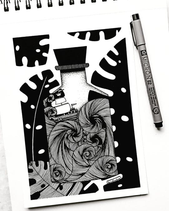 inktober in school
