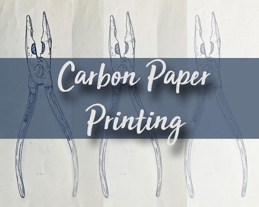 How to Print with Carbon Paper The Arty Teacher