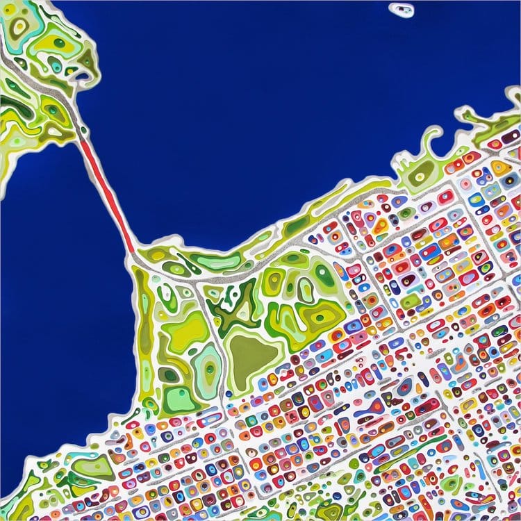 'San Franciso Blue' from the 'Street Anatomy' series by Klari Reis