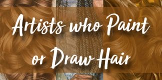artists who paint or draw hair