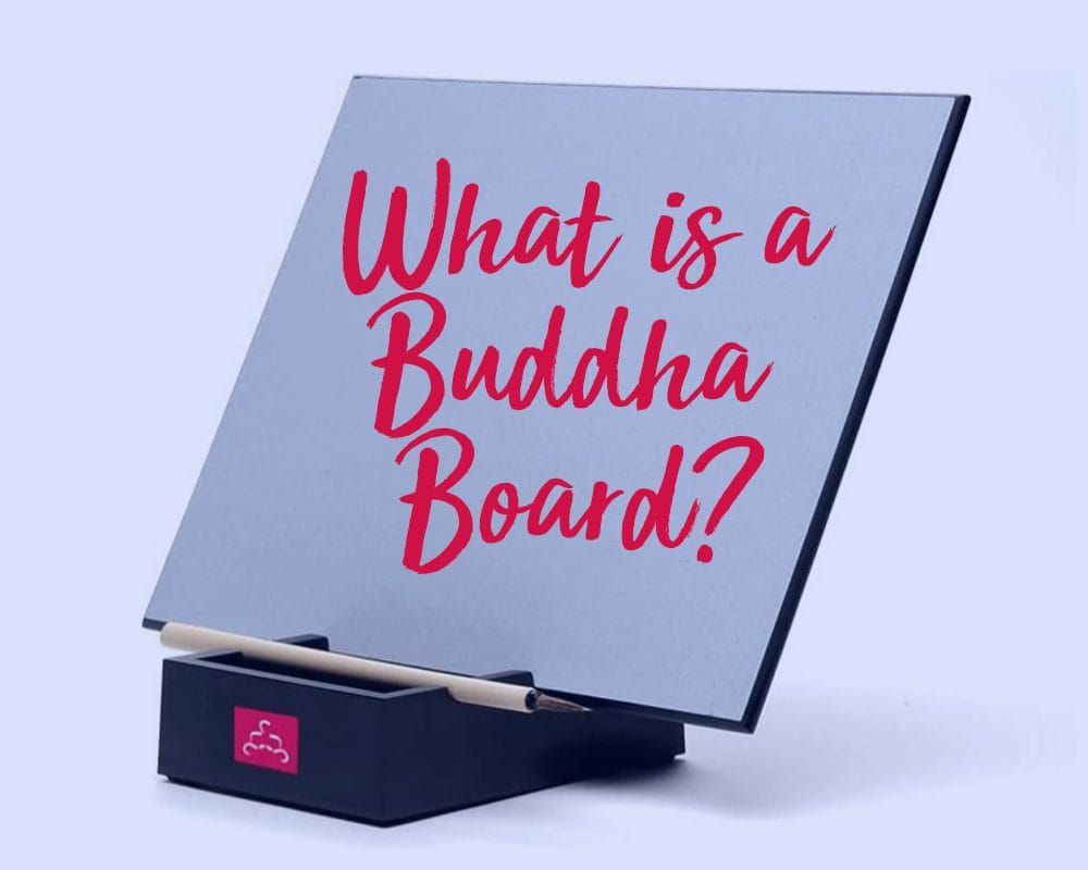 Master the art of letting go with Buddha boards! Buddha Board is inspired  by the Zen idea of living in the moment. No need for paints, brush  cleaners, or