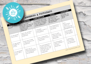 Assessing a Photograph rubric