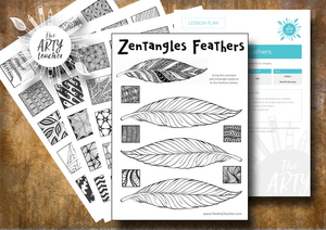 Feathers Zentangles
