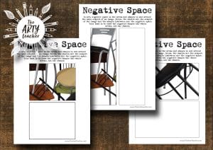 Teaching Drawing – Negative Space – Chairs