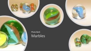 Marbles Drawing and Painting Image Bank