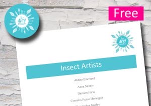 List of Insect Artists