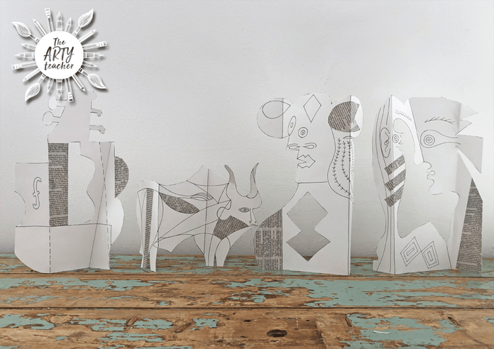 Paper Cut Outs Cover Picasso Paper Cut-Outs