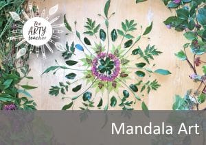 Mandala Art Created with Objects