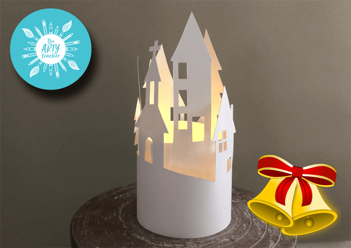 Christmas Paper Sculpture Art Lesson The Arty Teacher Christmas Paper Sculpture Art Lesson The Arty Teacher