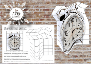 Surrealism Art Lesson – Dali Inspired Clock