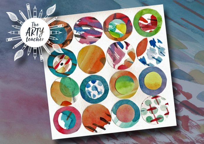 Watercolour Abstract Design Cover watercolour abstract art project