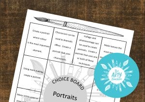 Choice Board for Portraits