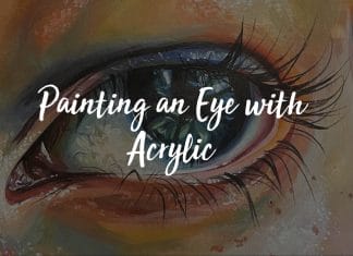 Painting an Eye with Acrylic