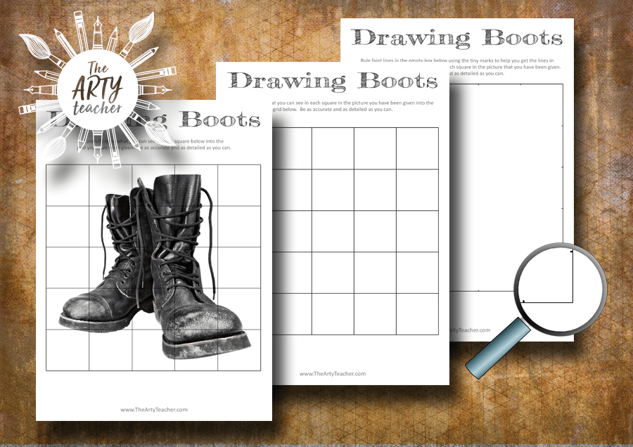 Boots Grid Drawing