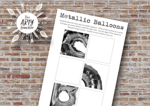 Close-Ups of Metallic Balloons