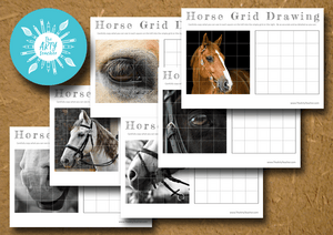 6 Horse Grid Drawings