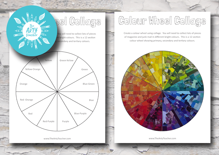 Colour Wheel Collage - The Arty Teacher